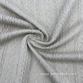 Polyester spandex jacquard knit fabric